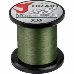 ANGELSCHNUR GEFLOCHTEN DAIWA J BRAID X 8 GRÜN 1500M