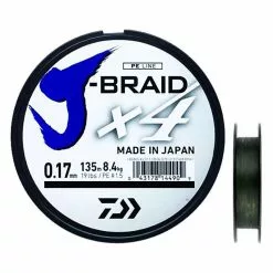 ANGELSCHNUR GEFLOCHTEN DAIWA J BRAID X4B GRÜN 270M