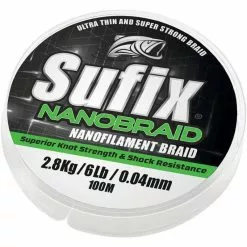 ANGELSCHNUR GEFLOCHTEN RAUBFISCH SUFIX NANOBRAID PINK