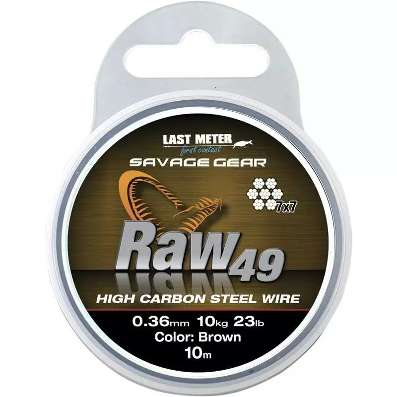 ANGELSCHNUR GEFLOCHTEN SAVAGE GEAR RAW 49 3 ANGELSCHNUR GEFLOCHTEN SAVAGE GEAR RAW 49