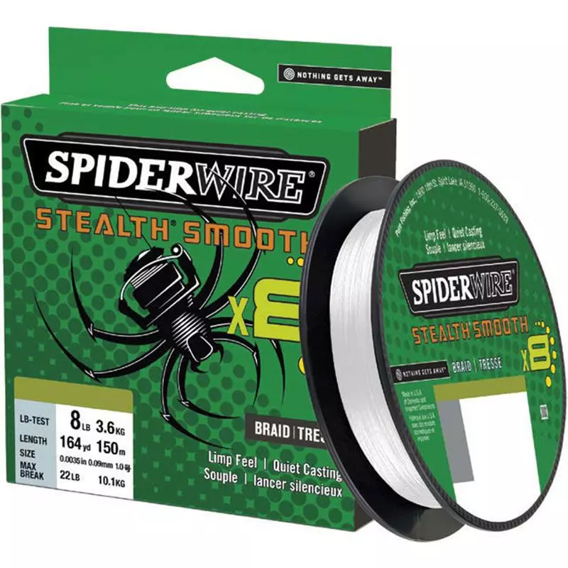 ANGELSCHNUR GEFLOCHTEN SPIDERWIRE STEALTH SMOOTH 8 2 ANGELSCHNUR GEFLOCHTEN SPIDERWIRE STEALTH SMOOTH 8