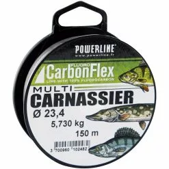FLUOROCARBONE POWERLINE CARBONFLEX MULTICARNASSIER - 150M