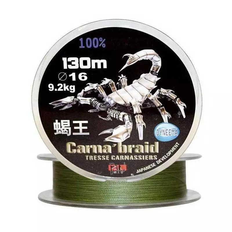 GEFLOCHTENE ANGELSCHNUR CARNABRAID PAN CARNABRAID 3 GEFLOCHTENE ANGELSCHNUR CARNABRAID PAN CARNABRAID