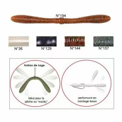 GUMMIFISCH LUNKER CITY SPANKY - 8ER PACK