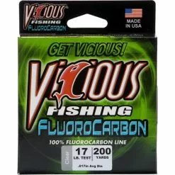 NYLON FLUOROCARBON RAUBFISCH VICIOUS FISHING 100% FLUOROCARBON - 180M