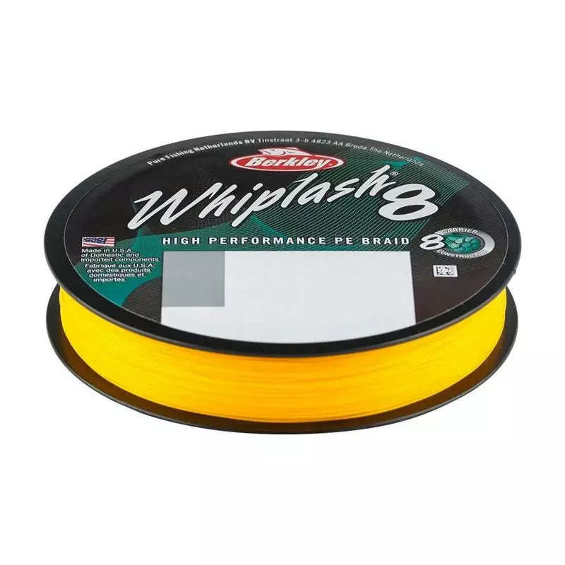 TRESSE BERKLEY WHIPLASH8 YELLOW - 150M 3 TRESSE BERKLEY WHIPLASH8 YELLOW - 150M