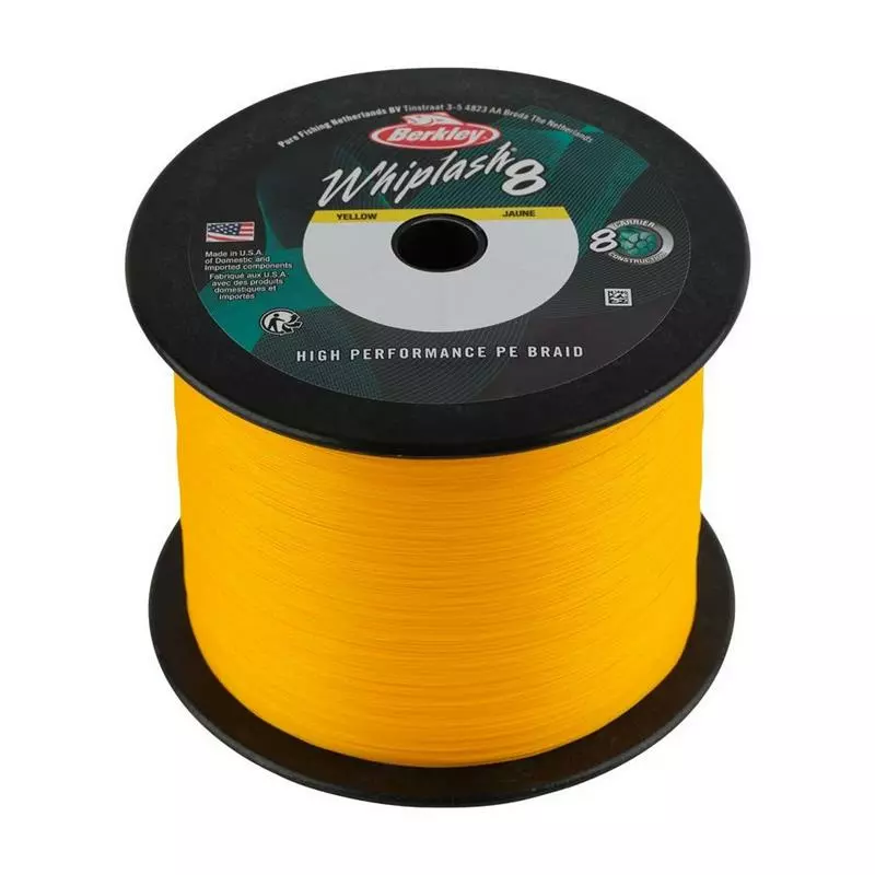 TRESSE BERKLEY WHIPLASH8 YELLOW - 2000M 2 TRESSE BERKLEY WHIPLASH8 YELLOW - 2000M