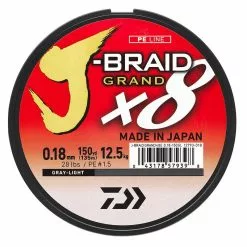 TRESSE DAIWA J-BRAID GRAND X8 - CHARTREUSE - 135M