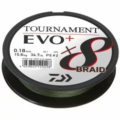 TRESSE DAIWA TOURNAMENT 8 BRAID EVO+ - VERT - 135M
