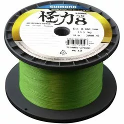 TRESSE SHIMANO KAIRIKI 8 MANTIS GREEN - 3000M