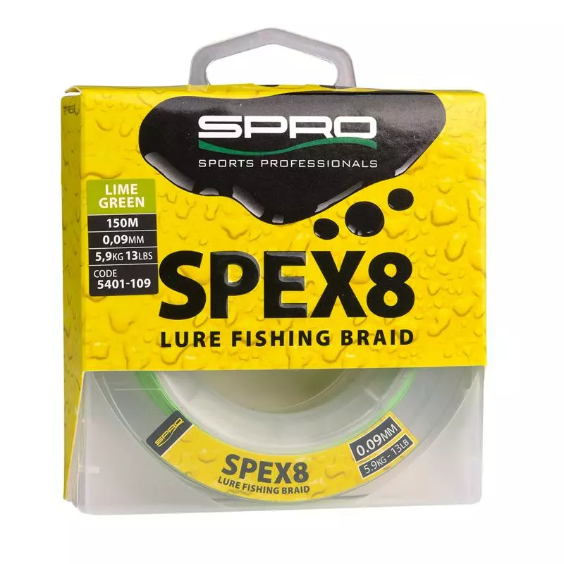TRESSE SPRO SPEX8 BRAID LIME GREEN - 150M 4 TRESSE SPRO SPEX8 BRAID LIME GREEN - 150M – Bild 2