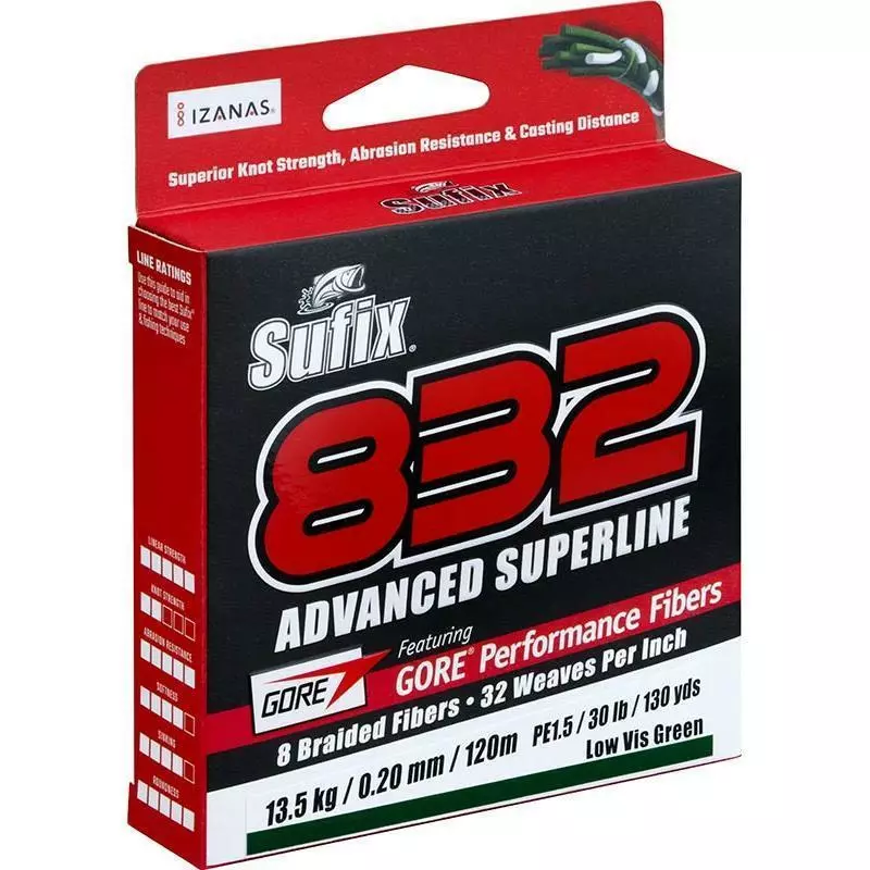 TRESSE SUFIX 832 ADVANCED SUPERLINE LO-VIS GREEN - 120M 4 TRESSE SUFIX 832 ADVANCED SUPERLINE LO-VIS GREEN - 120M – Bild 2