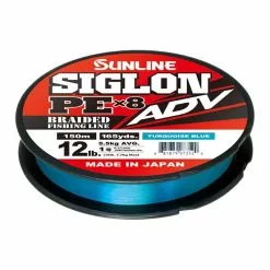 TRESSE SUNLINE SIGLON BRAID PE ADV 8X BLEU TURQUOISE - 150M
